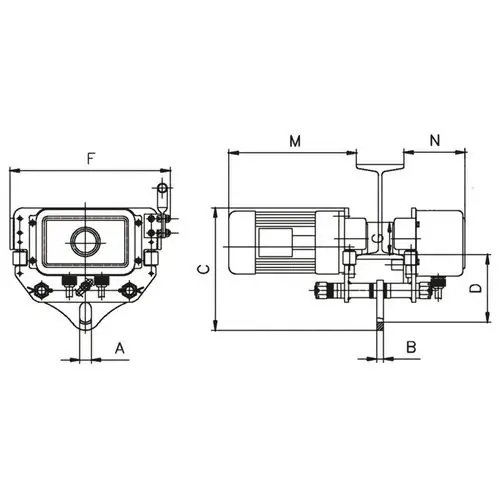 Schema carucior electric electropalane EFW Schema carucior electric electropalane EFW