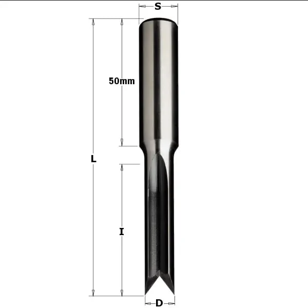 Burghiu de mortezat cu sens alternativ de Rotatie CMT 103.080.30; 8/45 mm CMT Italy