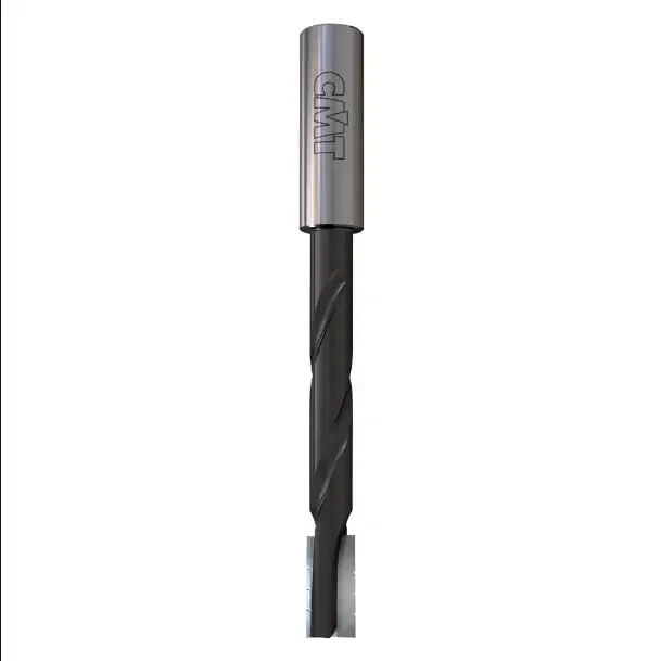 Burghiu de mortezat lemn cu limitator de aschii CMT 161.120.12; 12/75 mm; stanga CMT Italy