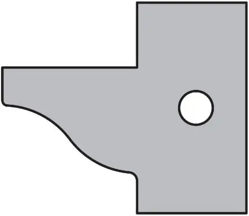 cutite profilate pentru capete de taiere CMT 695.015.A1; 2 unitati cutite profilate pentru capete de taiere CMT 695.015.A1; 2 unitati