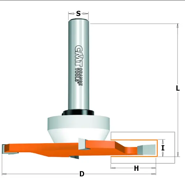 Freza-disc pentru indepartat material de pe materiale compozite; 6,35/92 mm; cu rulment