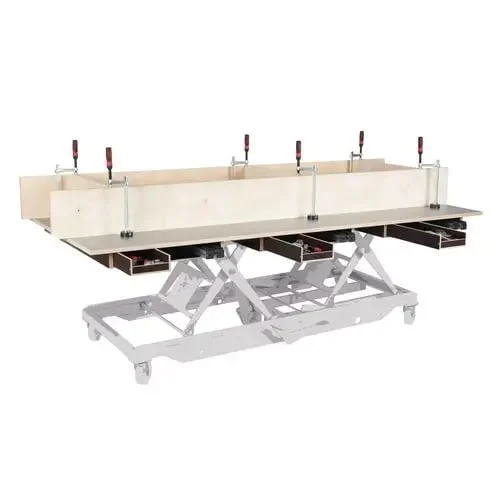 Blat de lucru HPL 1200 x 800 cu perforatii si sertar HT300 UNICRAFT Blat de lucru HPL 1200 x 800 cu perforatii si sertar HT300 UNICRAFT Diametru alezaj masa de lucru 20 mm