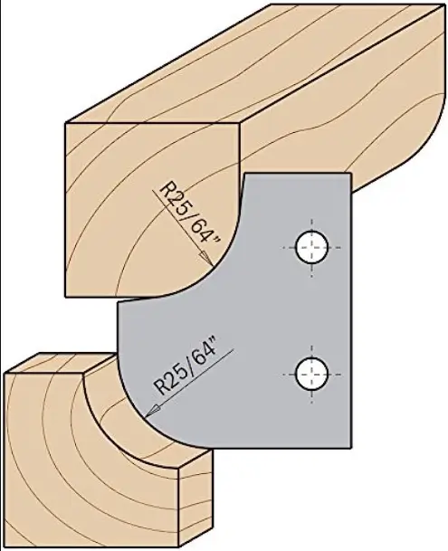 cutite profilate pentru capete de taiere CMT 695.007.12; 2 unitati cutite profilate pentru capete de taiere CMT 695.007.12; 2 unitati