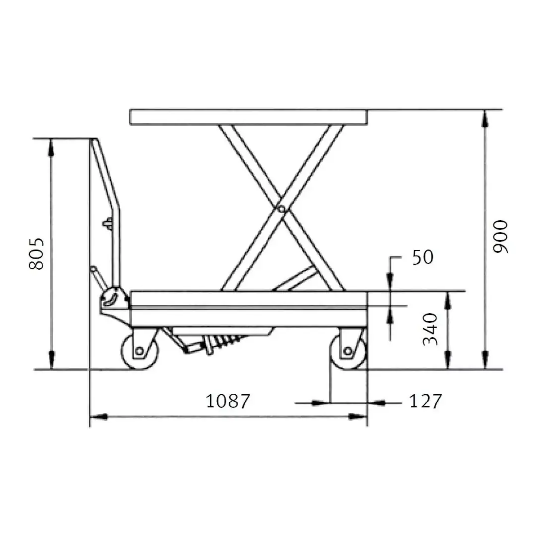 Cote masa hidraulica mobila FHT 500 Kg Cote masa hidraulica mobila FHT 500 Kg