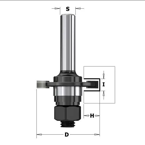 Freza-disc pentru caneluri laterale; 4/40 mm