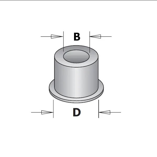 Bucsa de reductie pentru rulmenti d=4,76 D=6,35X7,3 Bucsa de reductie pentru rulmenti d=4,76 D=6,35X7,3