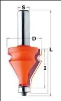 Freze pentru Margini de Masa si Manere/Balustrade; S=1/2"; D=35 mm