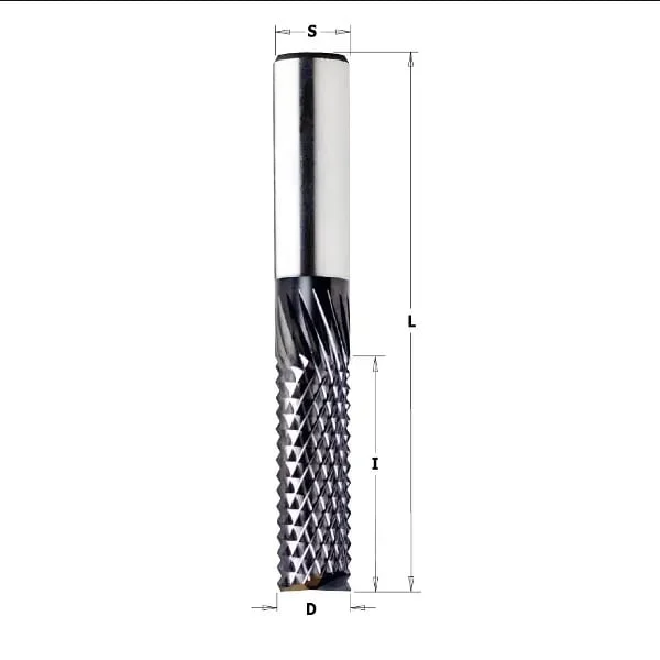 Freza cu suprafata solida pentru fibra de scticla D = 12 mm S = 12 mm Freza cu suprafata solida pentru fibra de scticla D = 12 mm S = 12 mm CMT Italy