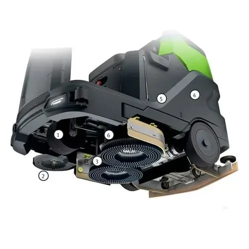Echipament de spalat uscat cu operator ASSM 7500 B PLUS CLEANCRAFT Echipament de spalat uscat cu operator ASSM 7500 B PLUS CLEANCRAFT Viteza de lucru 0 - 8 km/h