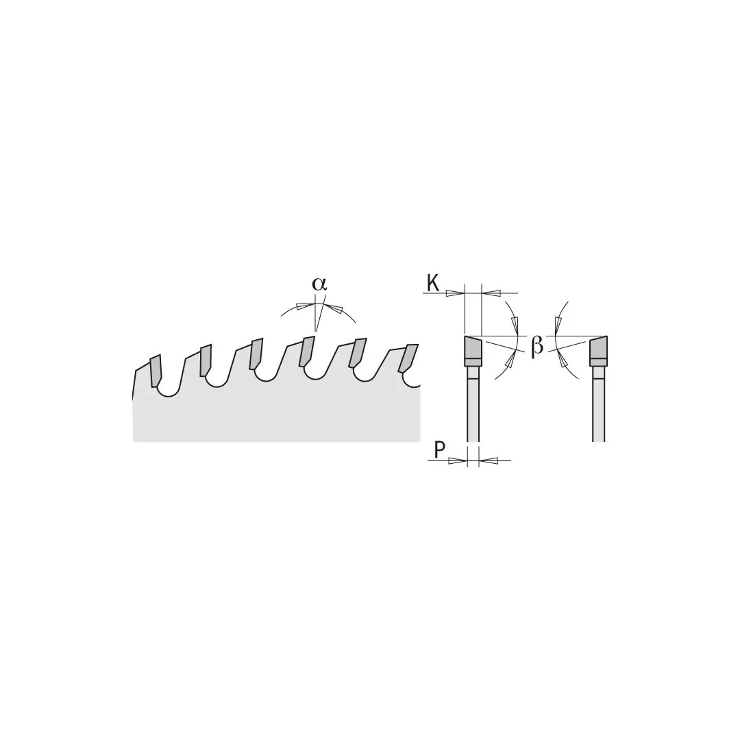 Tip dinte panza circular universala CMT K02403 Tip dinte panza circular universala CMT K02403