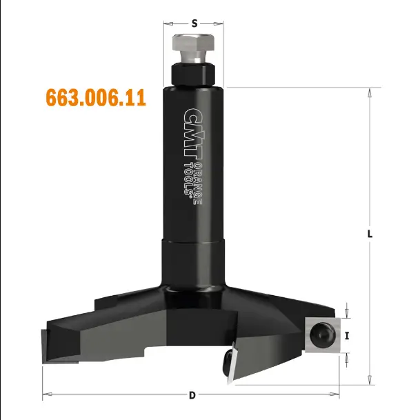 Freza de nivelare, cu cutite interschimbabile CMT 663.006.11; S=20x50 mm; D=100 mm Freza de nivelare, cu cutite interschimbabile CMT 663.006.11; S=20x50 mm; D=100 mm