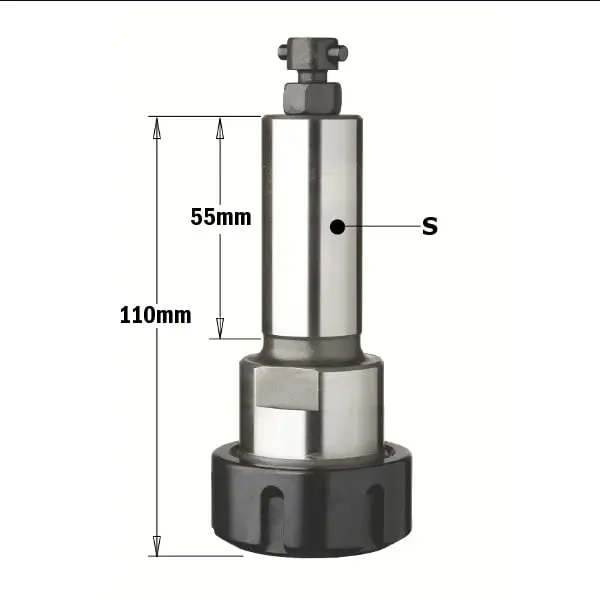 Mandrina de precizie pentru pensete ER32 S=25x55 mm, dreapta Mandrina de precizie pentru pensete ER32 CMT 183.400.01; S=25x55 mm, dreapta CMT Italy