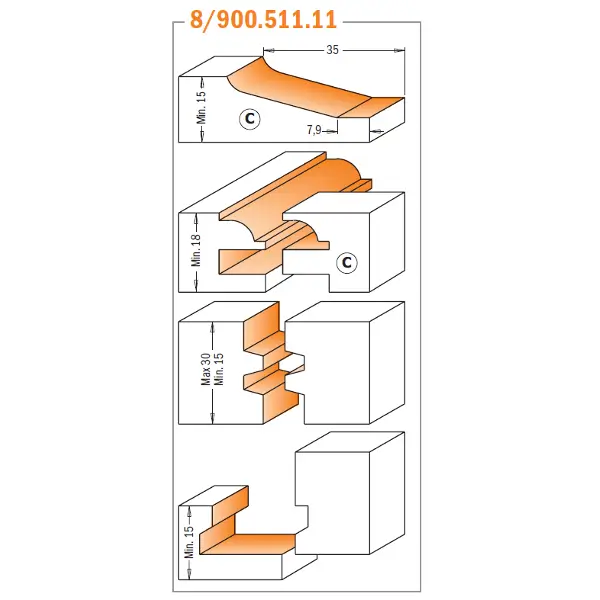 Kit complet freze lemn mobilier bucatarie Kit complet freze lemn mobilier bucatarie