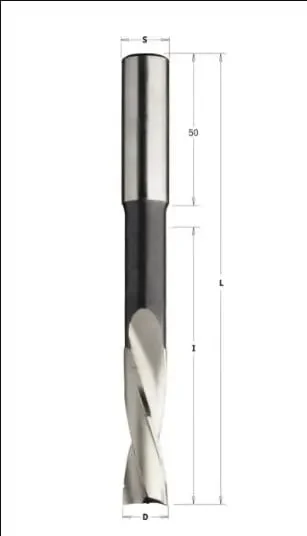 Burghiu de mortezat lemn cu limitator de aschii CMT 160.060.31; 6/60 mm; dreapta CMT Italy