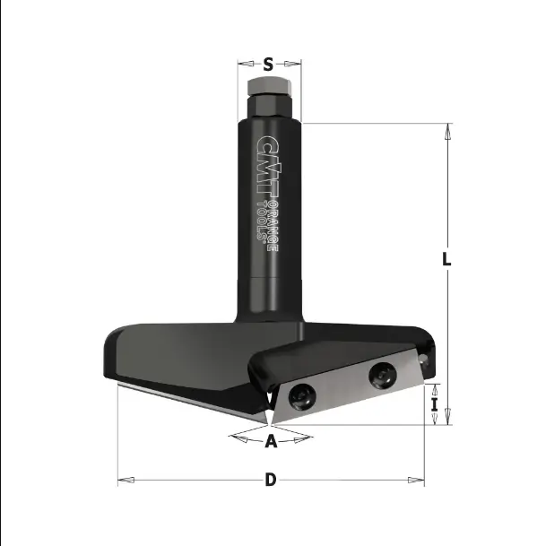 Freza CNC pentru canale in V CMT 663.150.11; S=20 mm; D=96,5 mm