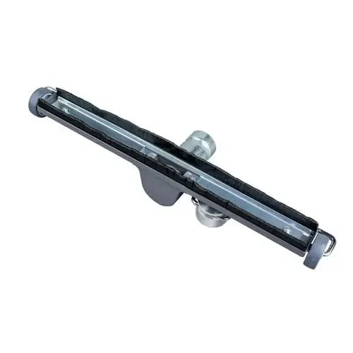 Duza pentru pardoseala cu benzi de perie, antistatica Ø 50 mm, metalica CLEANCRAFT Diametru conexiune 50 mm