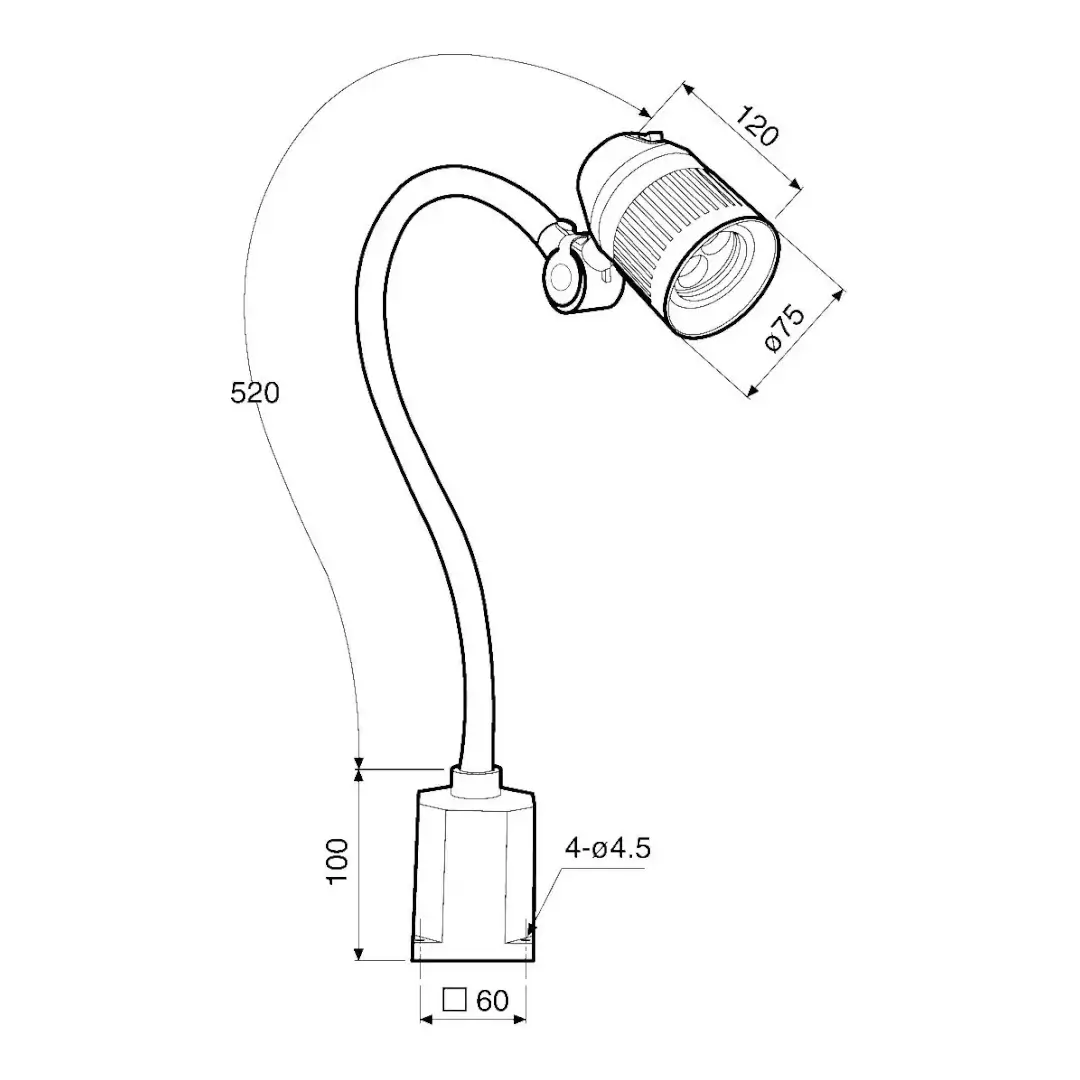 Cote lampa LED WBL 3