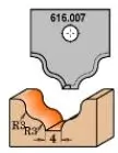 Cutite de schimb pentru setul complet 616CMT 665.007; 1 unitati