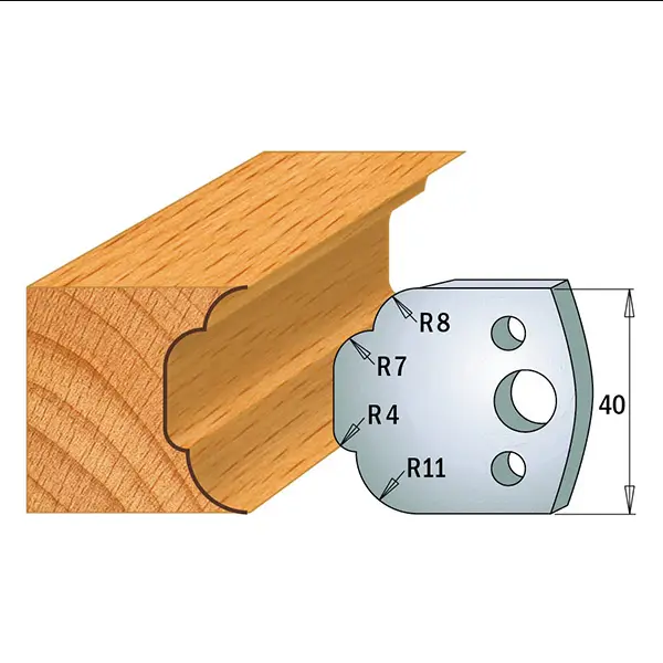 Cutite profilate pentru capete de taiere CMT; 690.023; 2 unitati