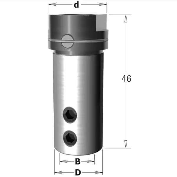 Mandrina pentru masini de gaurit Weeke 360.401.00; D=20 mm, RH-LH Mandrina pentru masini de gaurit Weeke 360.401.00; D=20 mm, RH-LH