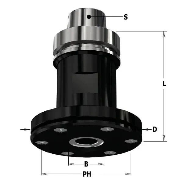 Mandrina HSK pentru disc de canelatCMT 183.421.30; S=HSK-63F CMT Italy Mandrina HSK pentru disc de canelatCMT 183.421.30; S=HSK-63F CMT Italy