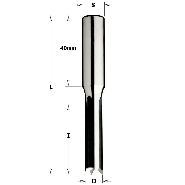 Burghiu de mortezat cu sens alternativ de Rotatie CMT 105.060.30; 6/28 mm CMT Italy