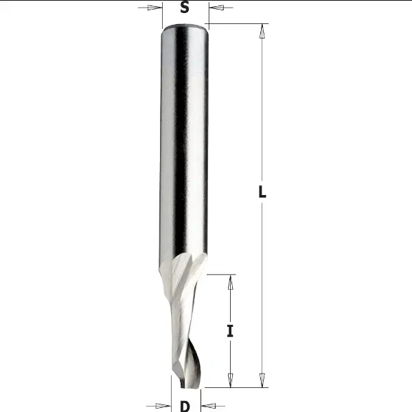 Freza elicoidala pentru Aluminiu CMT; S=8 mm; D=3 mm CMT Italy Freza elicoidala pentru Aluminiu CMT; S=8 mm; D=3 mm CMT Italy