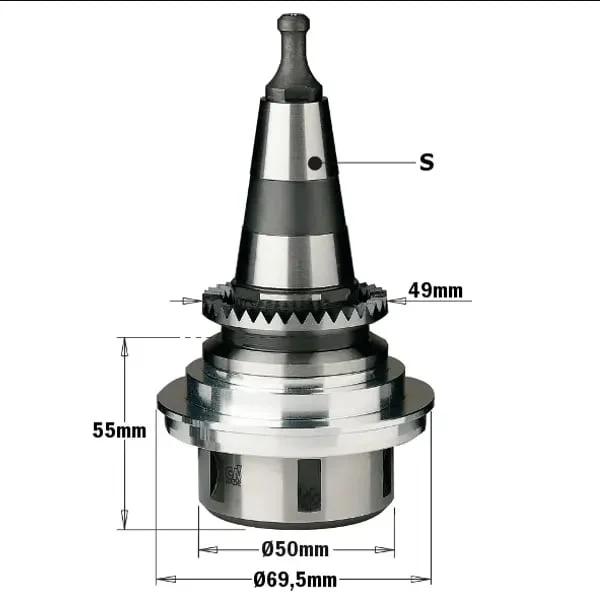 Mandrina ISO30 pentru precizie ER 32 CMT 183.250.01, dreapta CMT Italy Mandrina ISO30 pentru precizie ER 32 CMT 183.250.01, dreapta CMT Italy