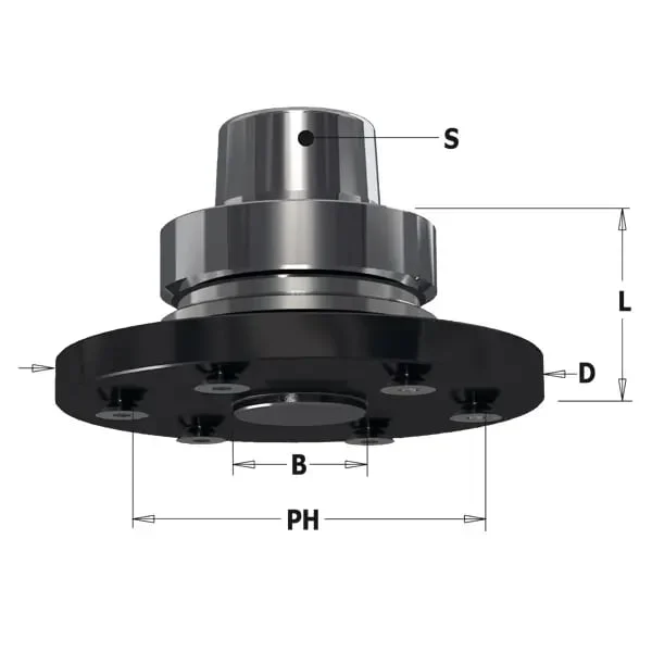 Mandrina HSK pentru disc de canelat CMT 183.422.30; S=HSK-63F Mandrina HSK pentru disc de canelat CMT 183.422.30; S=HSK-63F CMT Italy