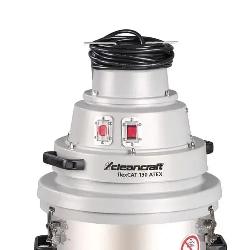 Aspirator industrial uscat flexCAT 130 ATEX CLEANCRAFT Aspirator industrial uscat flexCAT 130 ATEX CLEANCRAFT Debit de aer 3500 l/min